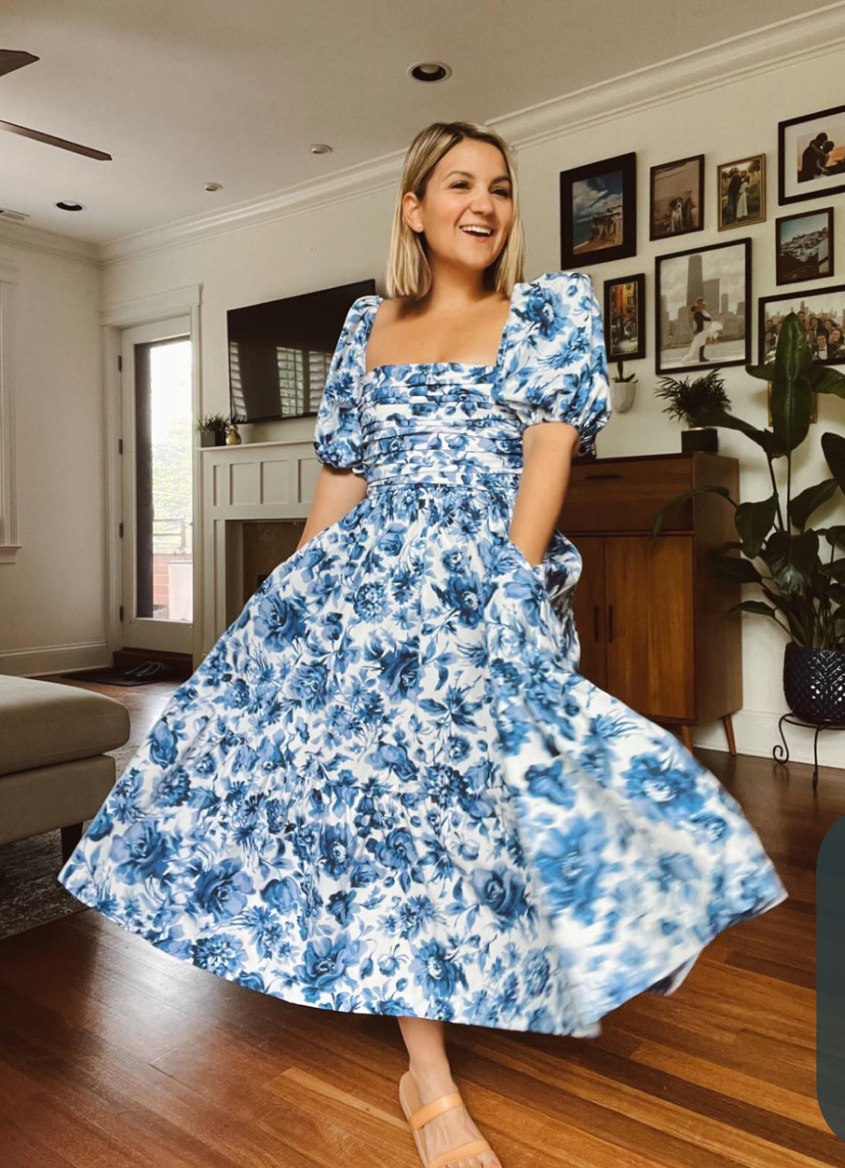 Wearing petite XS - great dress for showers and family photos! 20% off!

#LTKSale #LTKsalealert #LTKfindsunder100