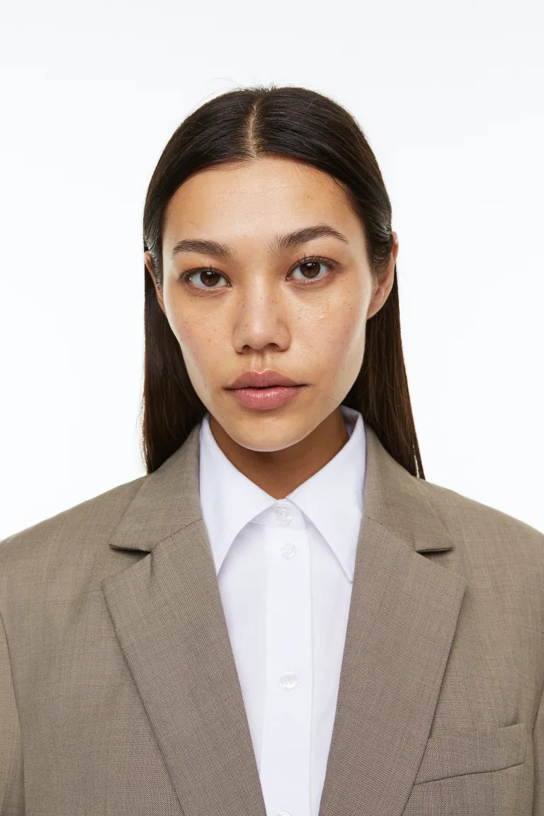 Oversized Single-breasted Jacket | H&M (US + CA)