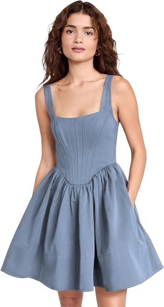 Sleeveless Mini Homecoming Dresses for Women Birthday Party Dress with Pockets Short Wedding Dres... | Amazon (US)