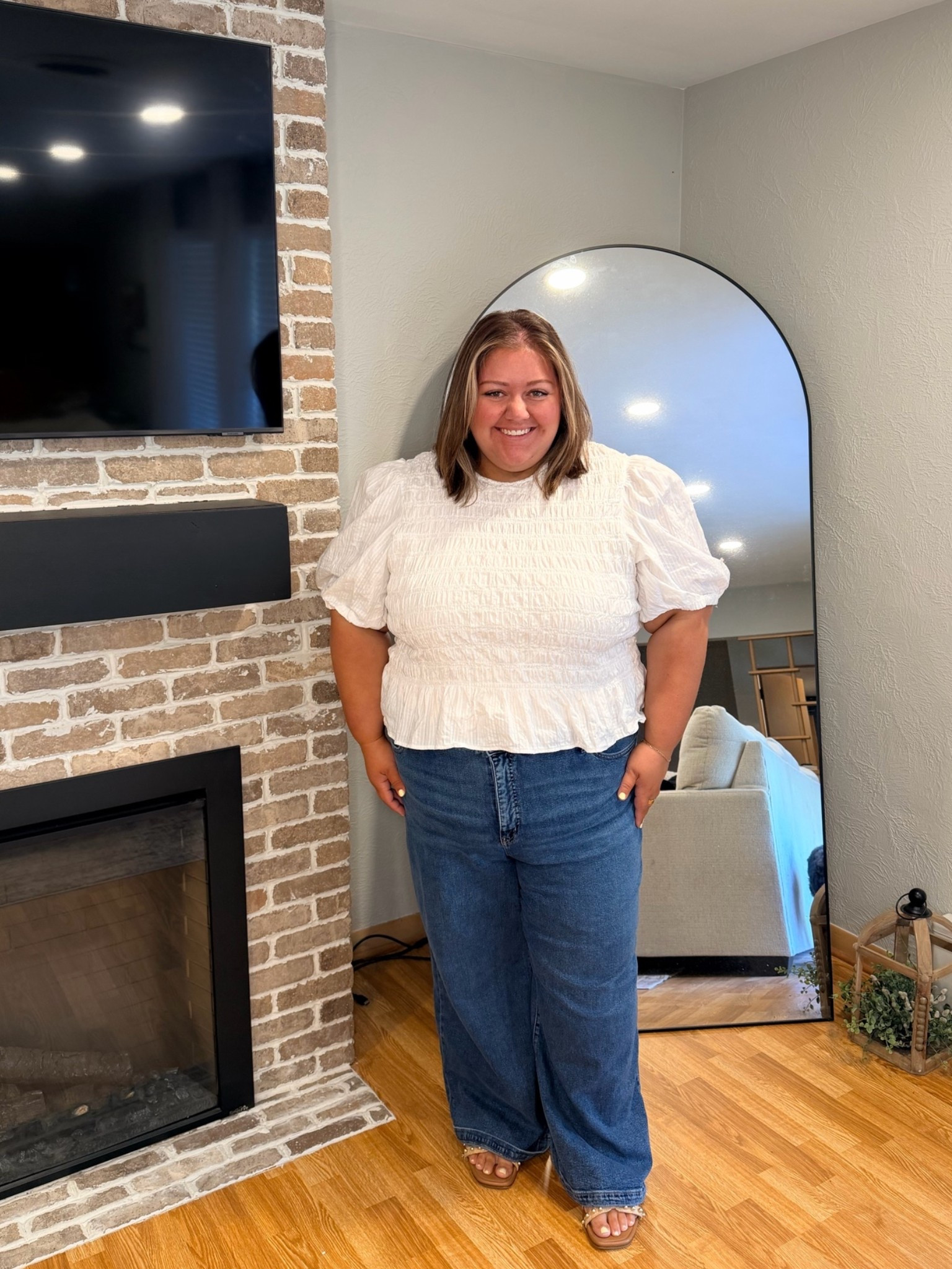 I cannot get enough of this top lately!🤍

Old Navy, size 4X

#LTKPlusSize #LTKWorkwear #LTKSeasonal
