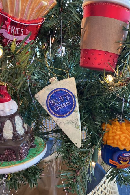 Blue cheese ornament, food Christmas ornaments, food themed Christmas tree

#LTKhome #LTKHoliday #LTKGiftGuide