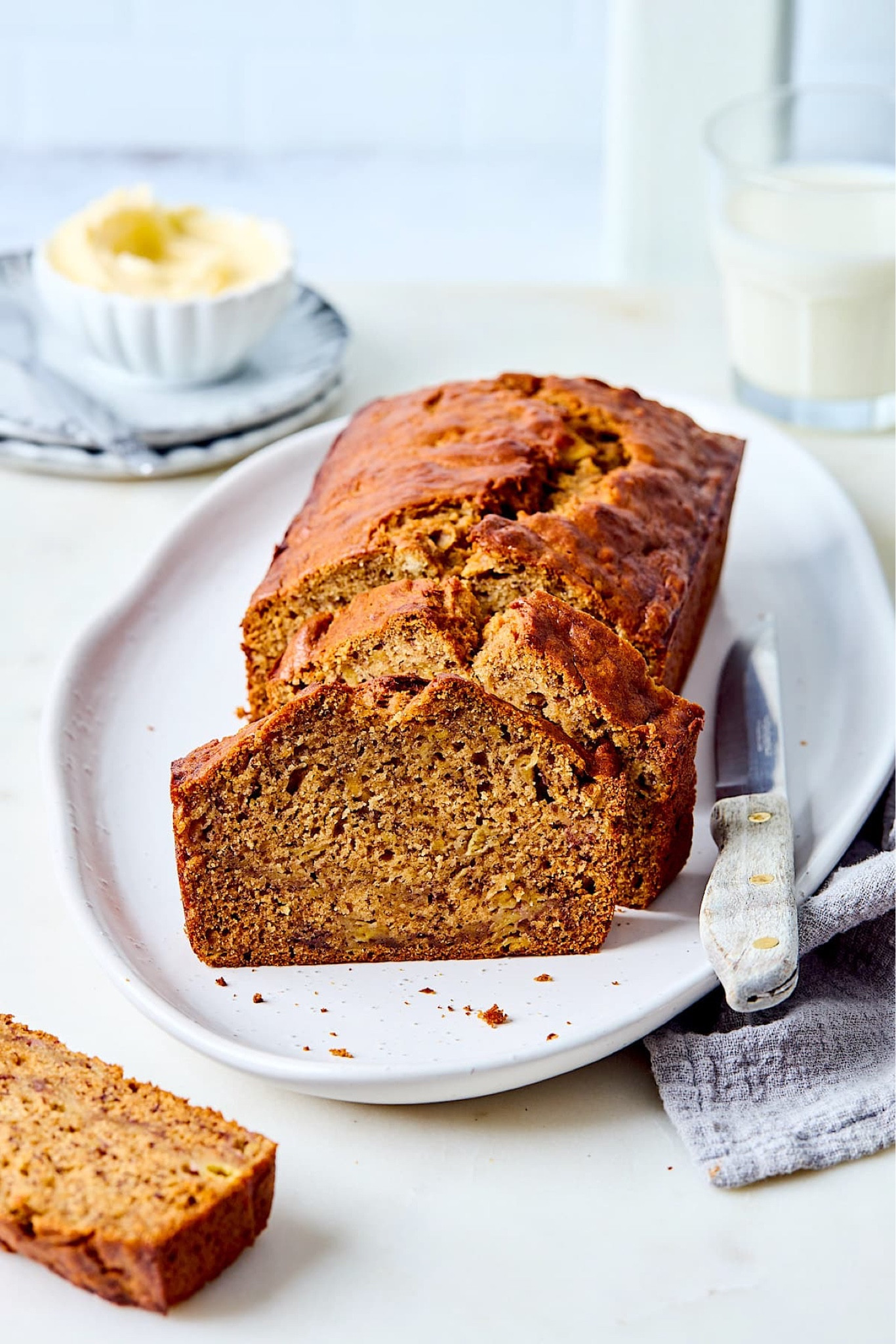 Easy Banana Bread Recipe- Tips for turning your brown bananas into the best banana bread EVER! The bread is moist, perfectly sweet, and bursting with banana flavor. It is a family favorite! Full recipe on TwoPeasAndTheirPod.com

#LTKHome #LTKStyleTip #LTKFindsUnder100