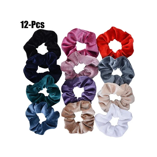Coxeer Hair Scrunchies Set No Damage Traceless Elastic Scrunchies Bobbles Hair Ties for Women - W... | Walmart (US)