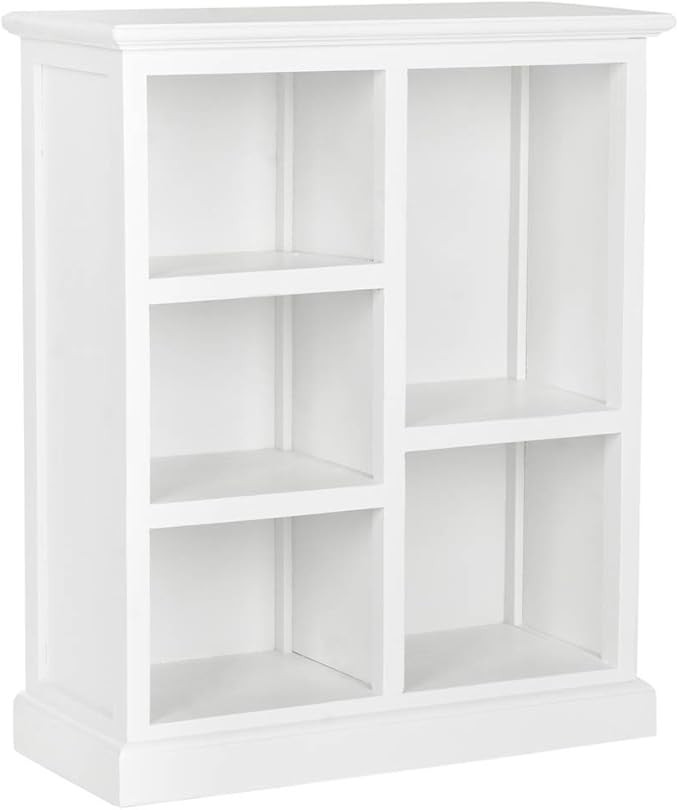 SAFAVIEH Home Collection Maralah White 5-Shelf Bookcase (Fully Assembled) | Amazon (US)