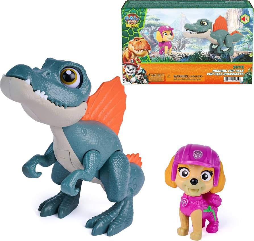 PAW Patrol The Dino Movie Skye Roaring Pup Pals Action Figures | Amazon (US)