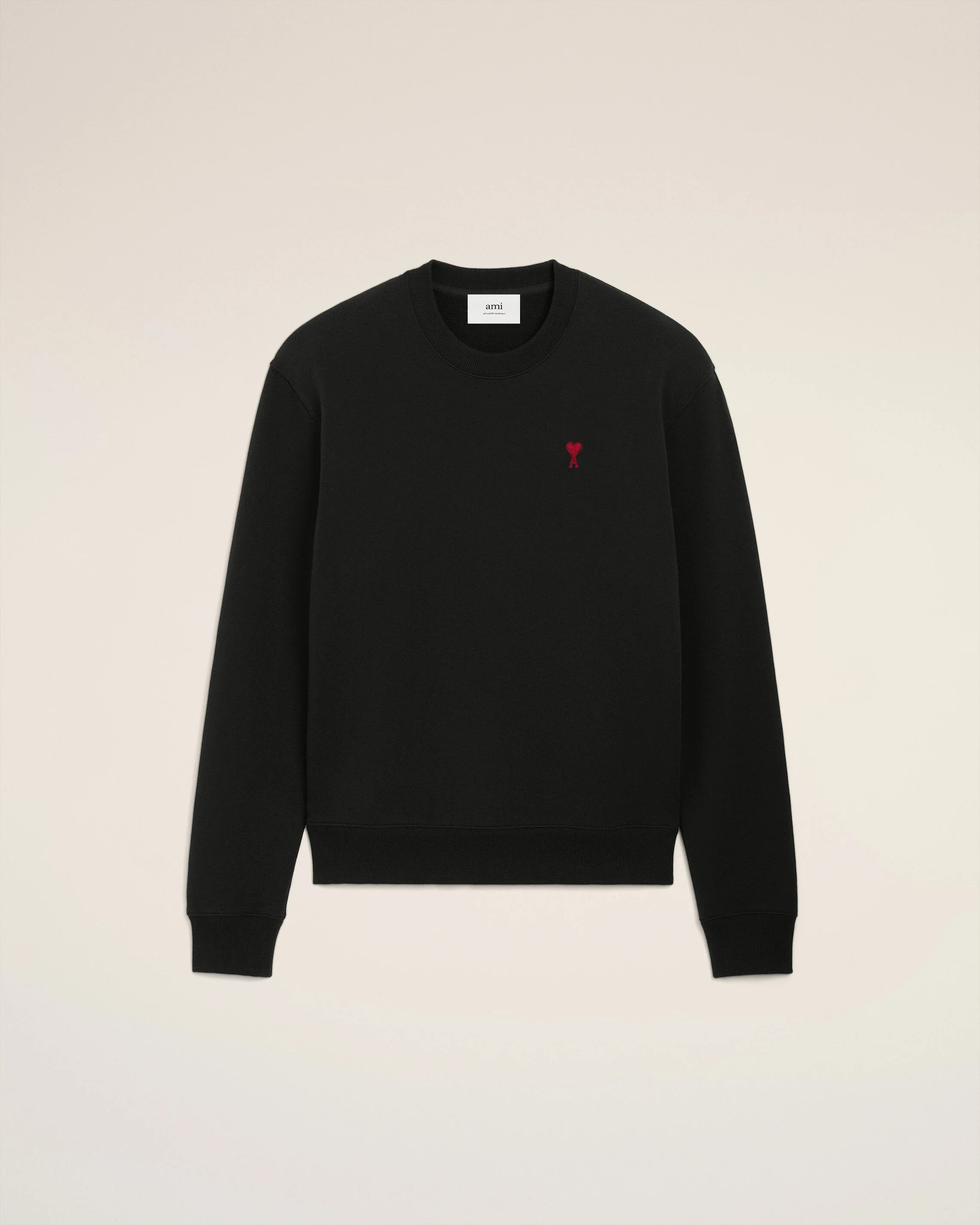 Black Red Ami De Coeur Sweatshirt | AMI PARIS | AMI Paris FR