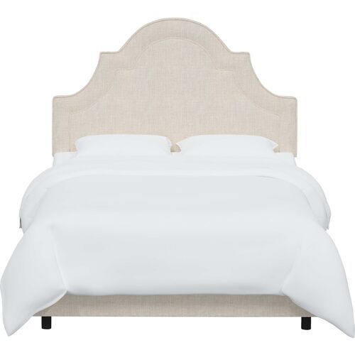 Kennedy Linen Arched Bed | One Kings Lane