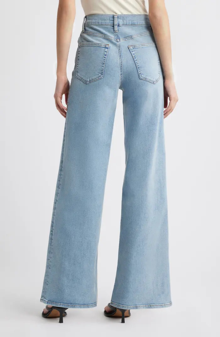 FRAME Le Slim Palazzo High Waist Wide Leg Jeans | Nordstrom | Nordstrom