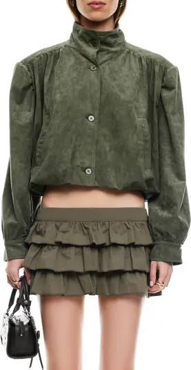 LIONESS Luminous Faux Suede Jacket | Nordstrom | Nordstrom