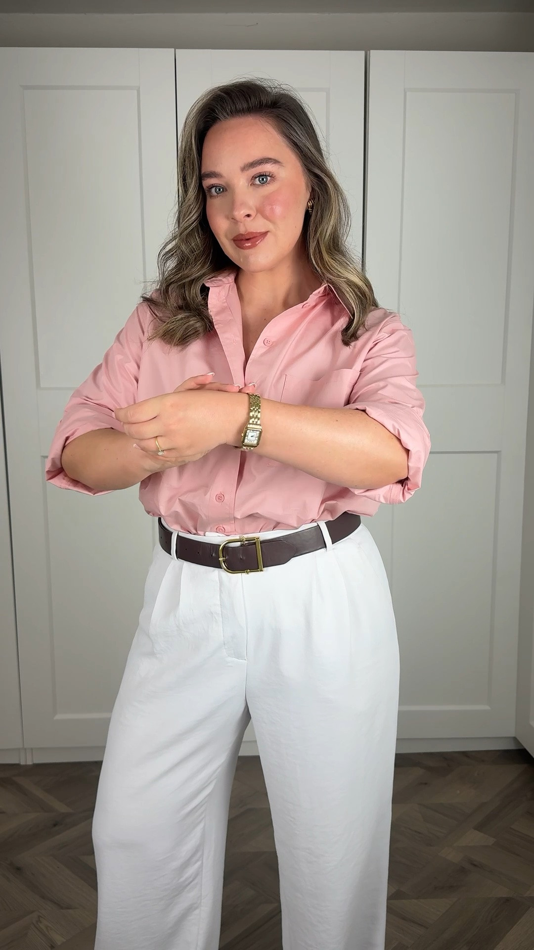 a warm weather approved office outfit 👩🏼‍💻

The trousers are old crepe ones from Abercrombie so I’ve linked similar, I sized down to a small in the shirt (I’m a uk14), I wear a size 5 in the jelly shoes and can confirm they’re comfortable to wear all day!

#LTKsummer #LTKmidsize #LTKworkwear