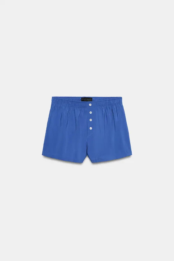 FLOWING SHORTS WITH BUTTONS | Zara UK