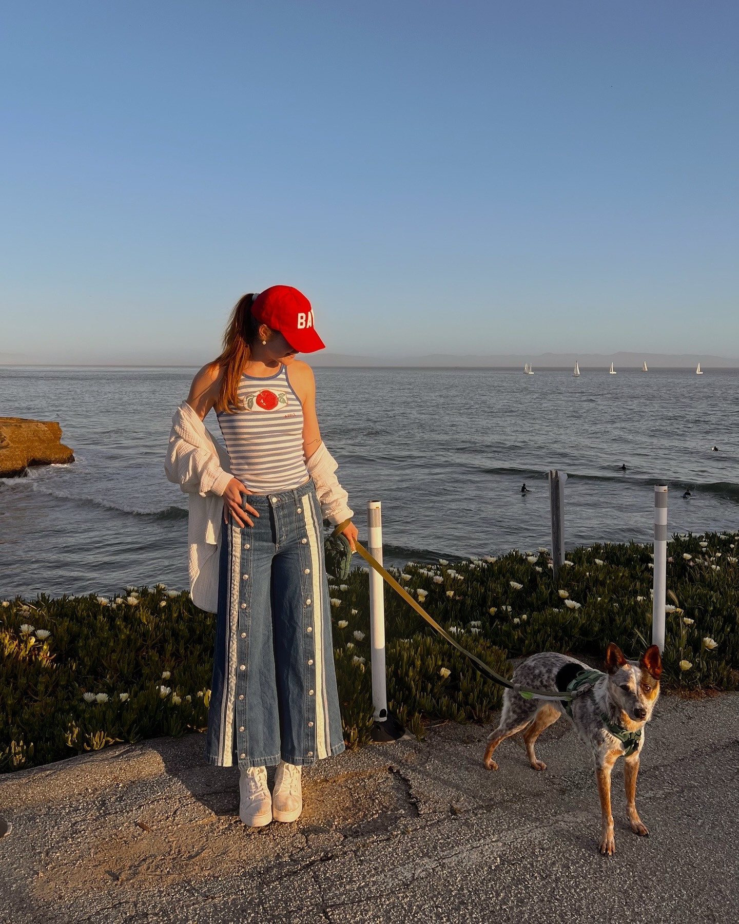 🍎 wearing S in the tank, L in the button up, and size 27 in the jeans

#LTKStyleTip