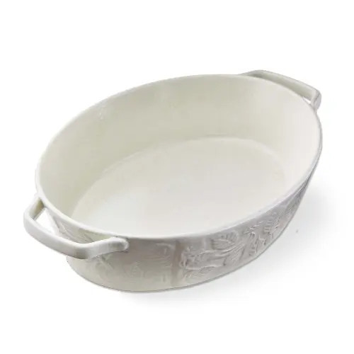 tag Harvest Oval Baking Dish Ceramic Bakeware for Gatherings in Brown at Nordstrom | Nordstrom