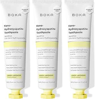 Boka Fluoride Free Toothpaste, Nano Hydroxyapatite Toothpaste, Appropriate for Sensitive Teeth - ... | Amazon (US)
