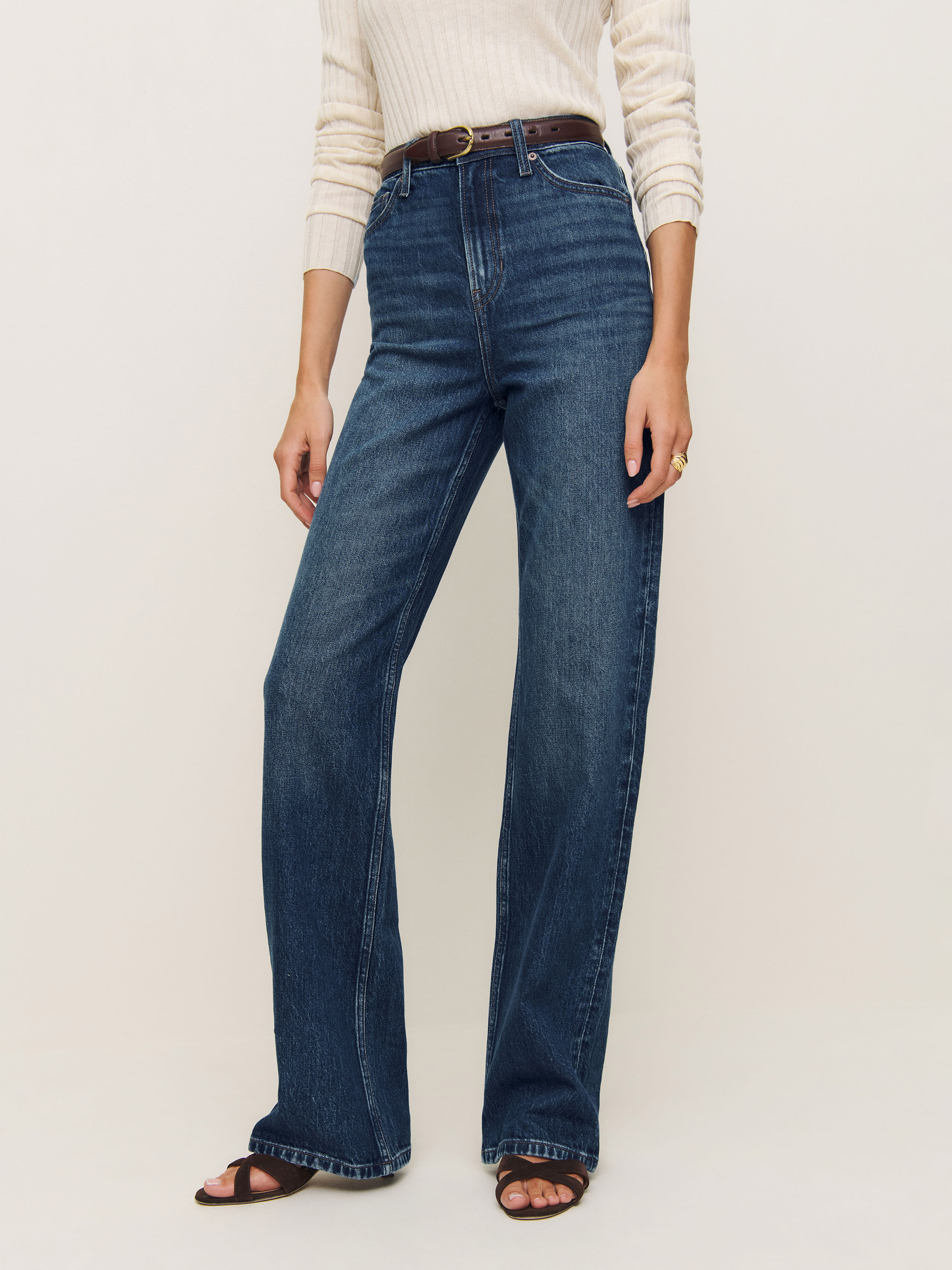 Wilder Stretch High Rise Wide Leg Jeans | Reformation (Global)