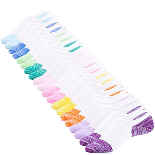 IDEGG No Show Socks Women 10 Pairs Low Cut Anti-Slid Athletic Casual Cotton Socks | Amazon (US)