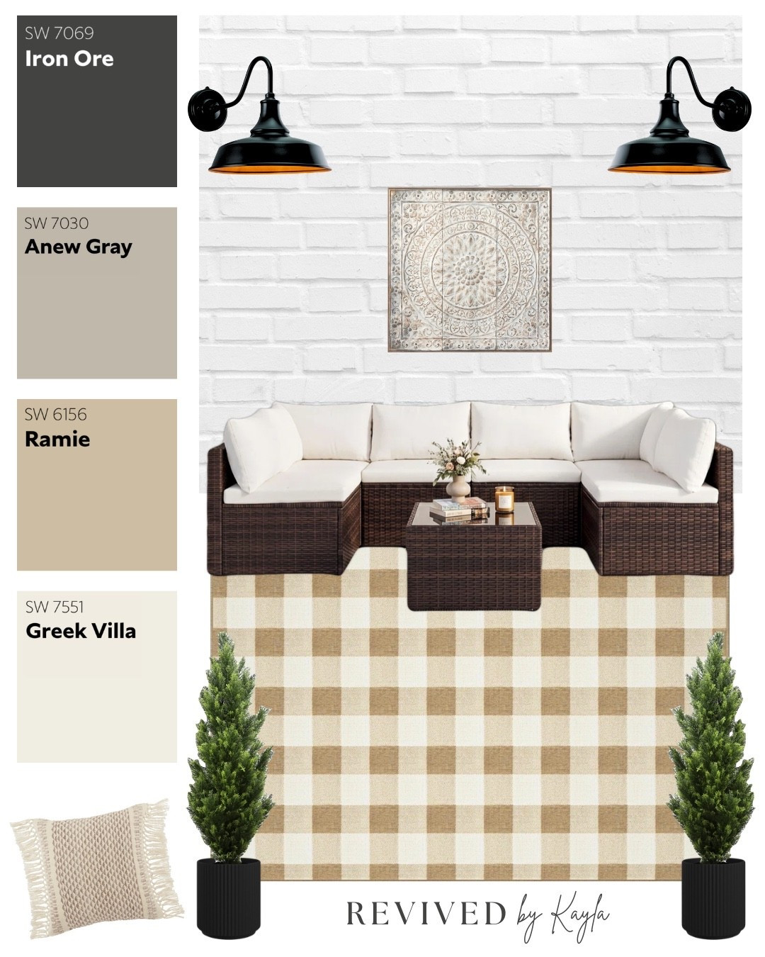 Neutral modern patio design mood board ✨

#homedecor #homedesign #patiodecor #patioseason #porchdecor #outdoordecor #outdoorspace #exterior #porch #patio #spring #summer #decor #home #patiofurniture #wayfair #sherwinwilliams #moodboard #outdoor @Wayfair

#LTKHome