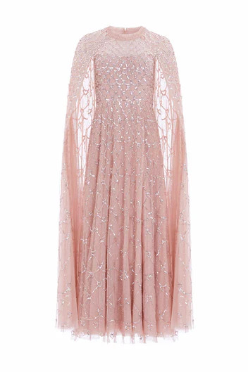 Heart Lattice Ankle Gown | Needle & Thread US