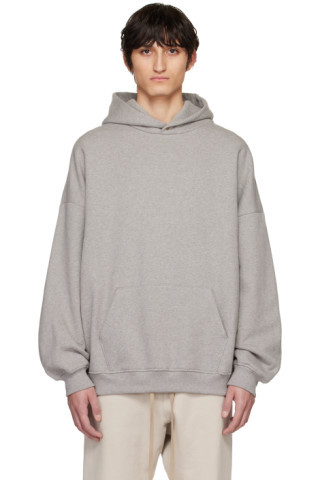 Gray Relaxed Hoodie | SSENSE