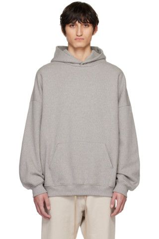 Gray Relaxed Hoodie | SSENSE