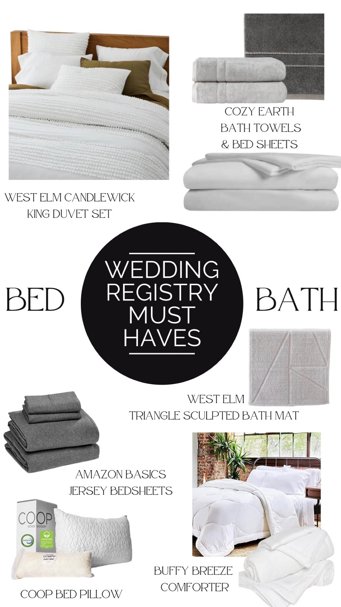 Wedding Registry or House Warming Must Haves!

#weddingregistry #registry #bedandbath #homeowners #housewarming #houseandhome #bedding #bath 

#LTKwedding #LTKhome