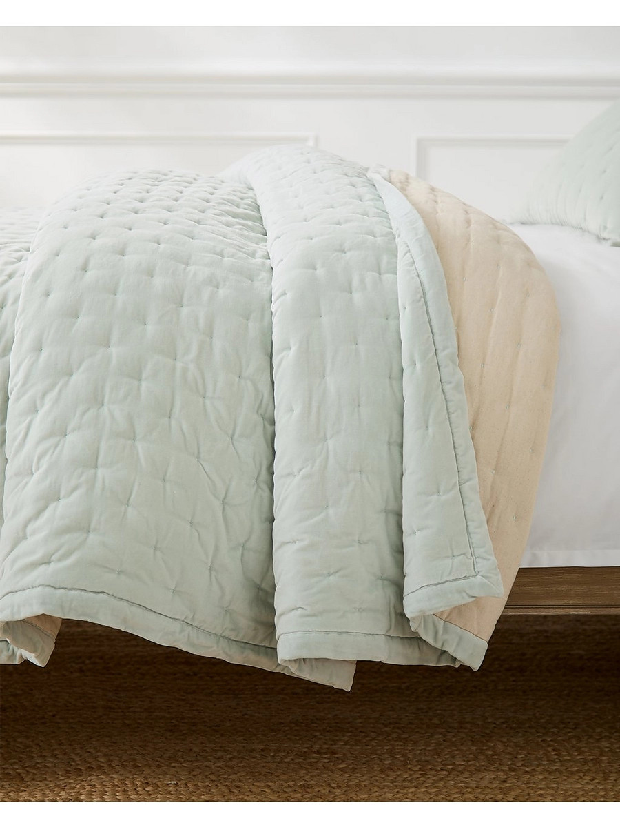 Sutter Velvet Quilt | Serena and Lily