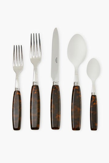 Tortoise 5 Piece Place Setting | Sabre Paris | Tuckernuck (US)