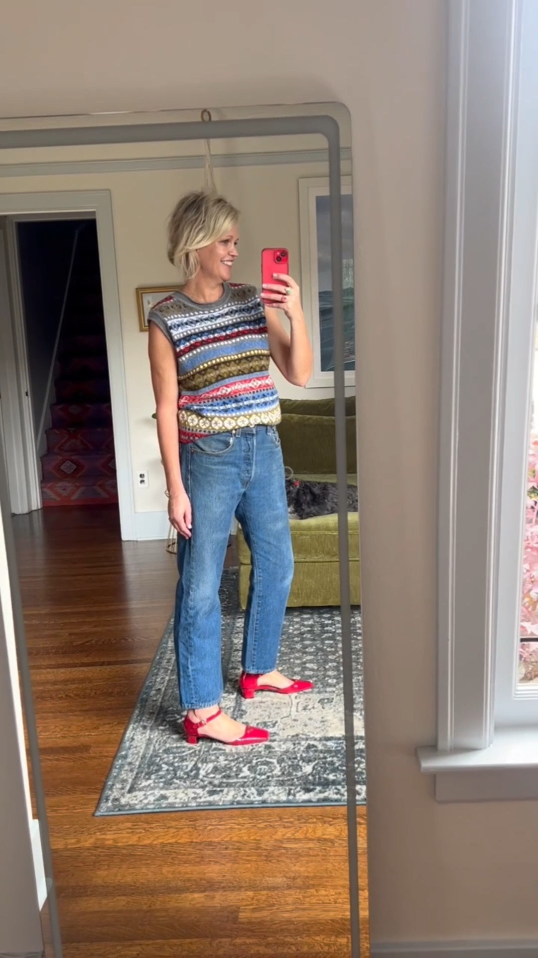 Wales Bonner group with my Sister ❤️ all size small and rolled waist once on blue pants :)