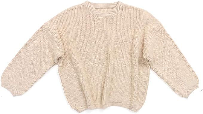 Afunbaby Baby Girl Boy Knit Sweater Blouse Pullover Sweatshirt Warm Crewneck Long Sleeve Tops for... | Amazon (US)