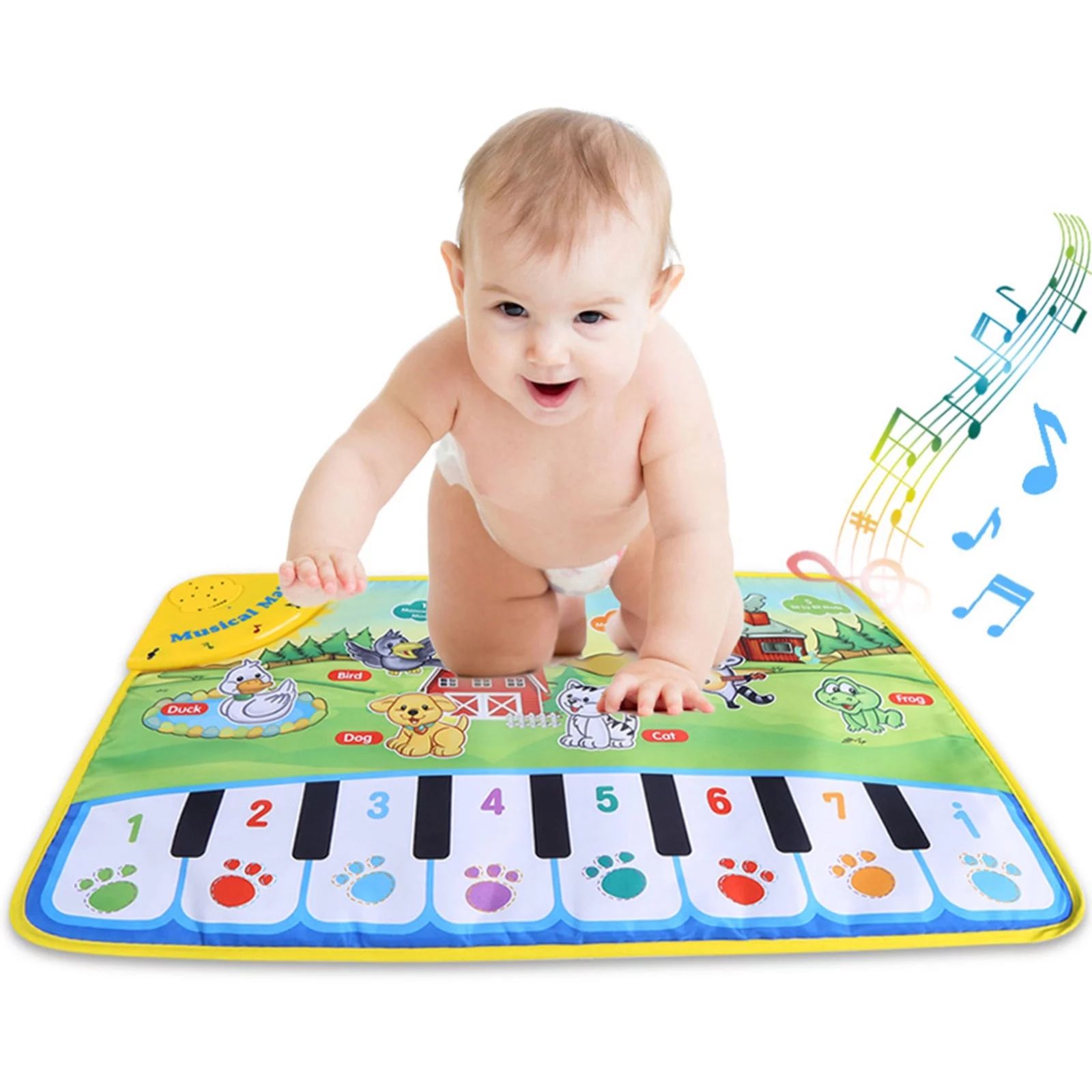 Cozyroom 39x60cm Baby Musical Carpet Children Play Mat Girls Piano Music Gift Boy Educational Mat | Walmart (US)