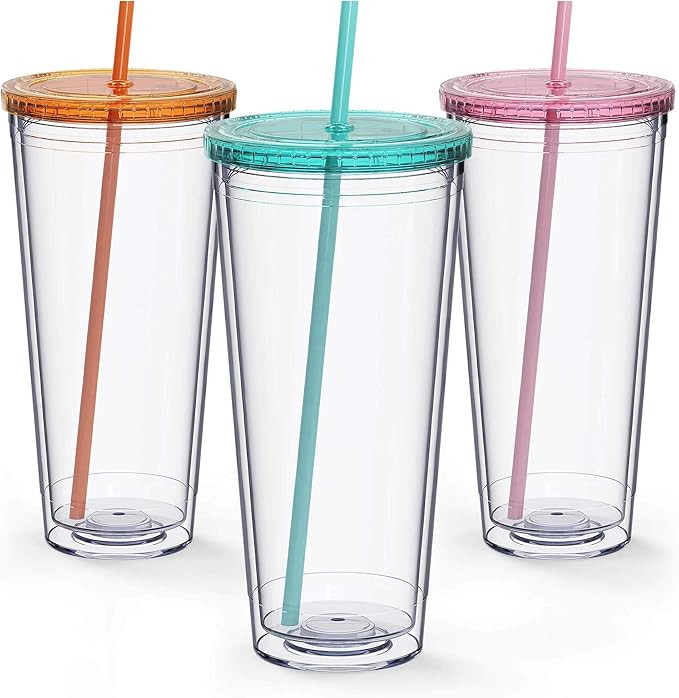 Maars Insulated Travel Tumblers 32 oz. | Double Wall Acrylic | 3 Pack | Amazon (US)