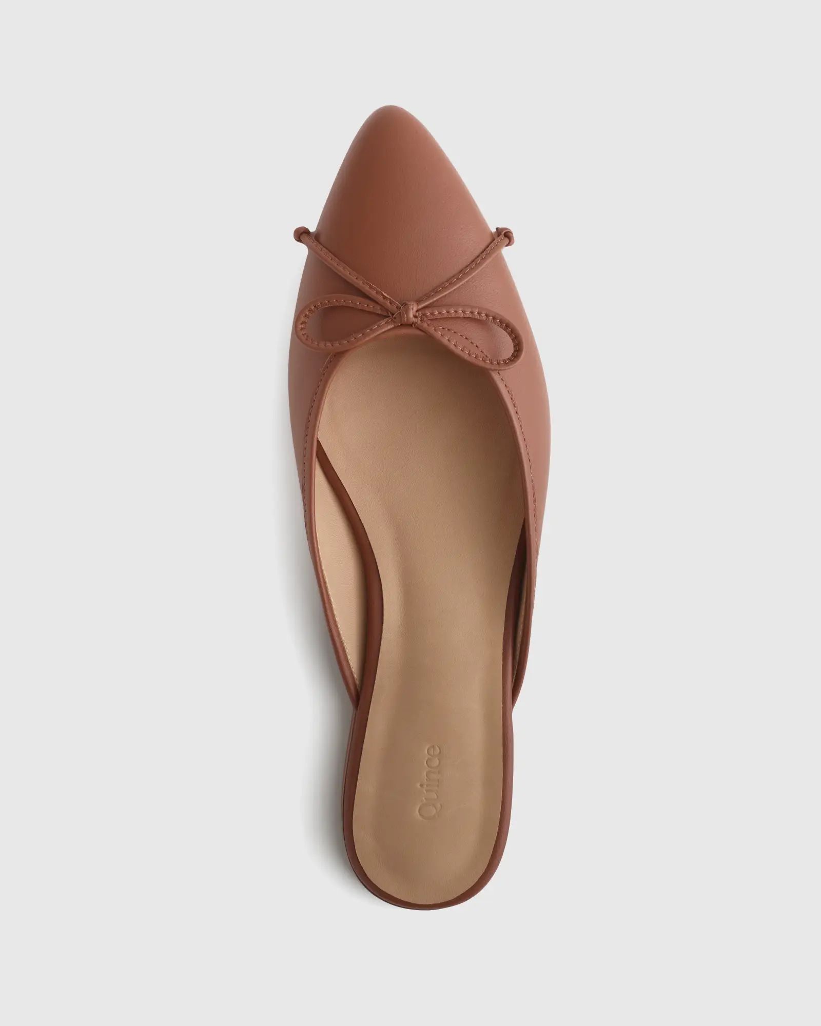 Italian Leather Pointed Mule | Quince