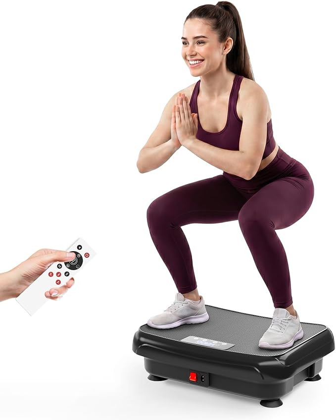 TISSCARE Vibration Plate Exercise Machine Mini Vibrating Plates for Sedentary Users, Helpful for ... | Amazon (US)