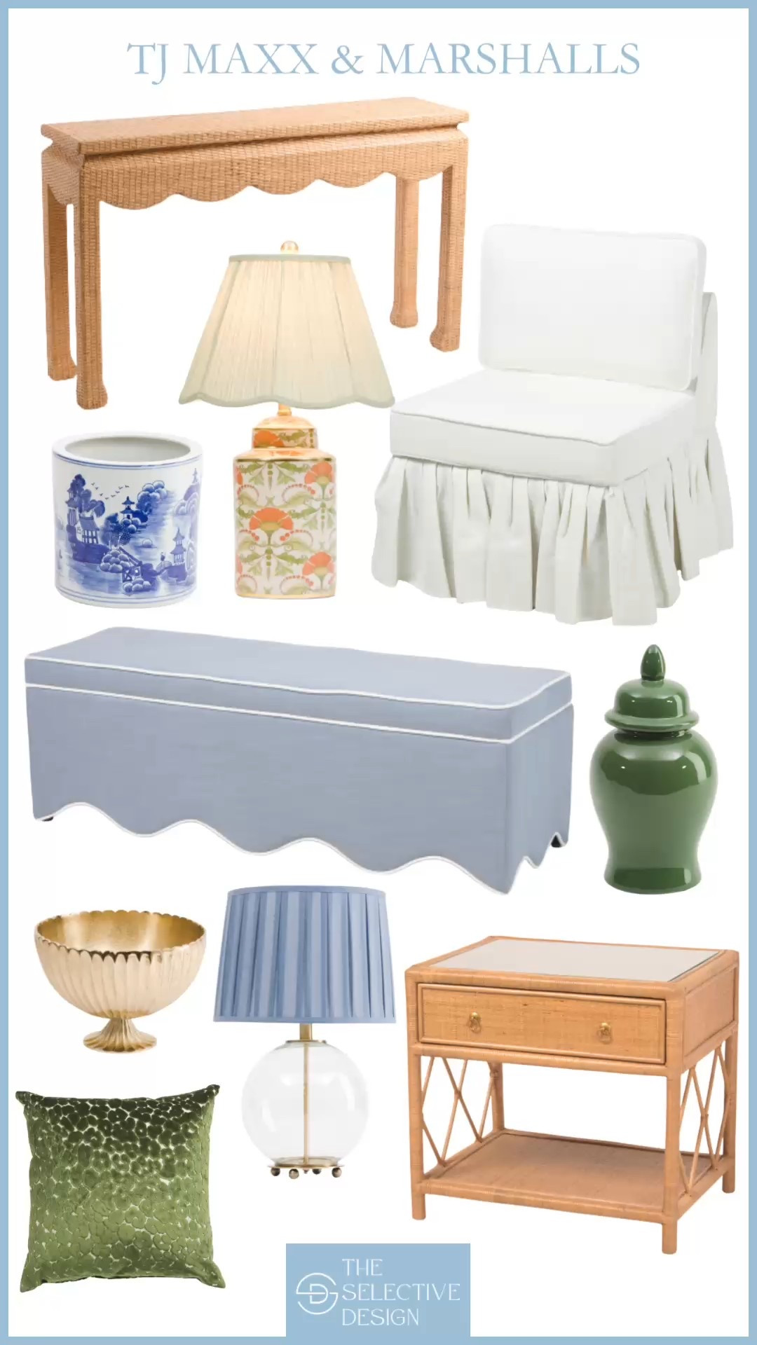 There are so many great look for less grandmillennial home decor finds at TJ Maxx and Marshall’s right now! 

Affordable home decor | save or splurge home decor | Grandmillennial home decor | Ballard design dupe | society social dupe 

#LTKFindsUnder100 #LTKHome #LTKSaleAlert