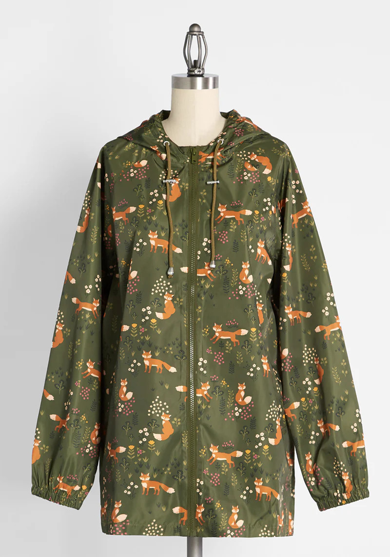 ModCloth x Princess Highway Foxy Rain Jacket | ModCloth