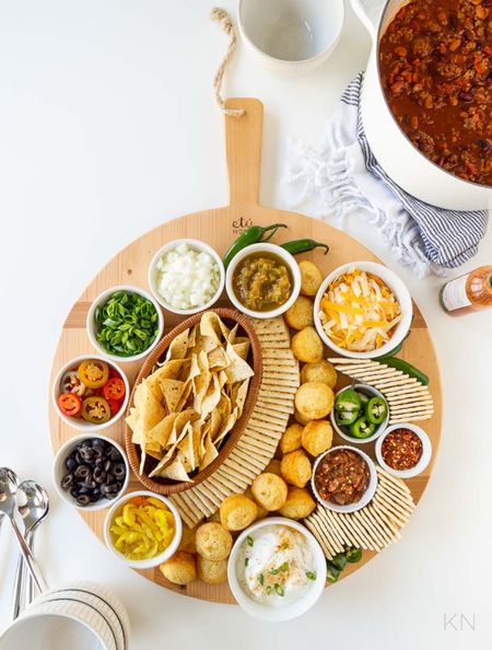 Over at kelleynan.com, I’ve shared my family recipe for homemade chili, made even more special with all the toppings and add ins served up on a Chili Board! kitchen tools entertaining idea Super Bowl party food winter party family gathering Dutch oven charcuterie board cheese board

#LTKfamily #LTKhome #LTKunder50