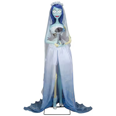Warner Brothers 5.5-ft Corpse Bride Emily Motion Activated Animatronic | Lowe's