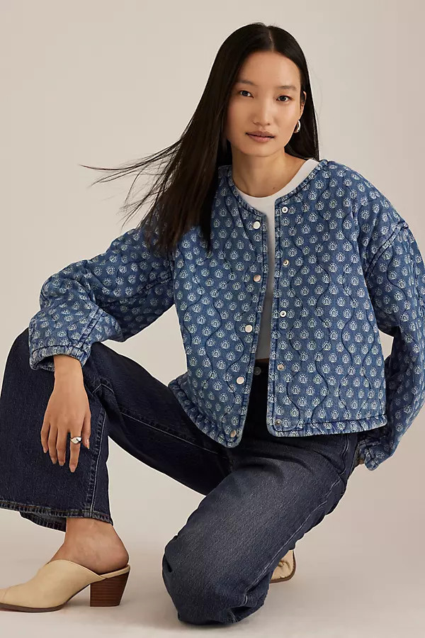 Levi's Quilted Denim Jacket | Anthropologie (UK)