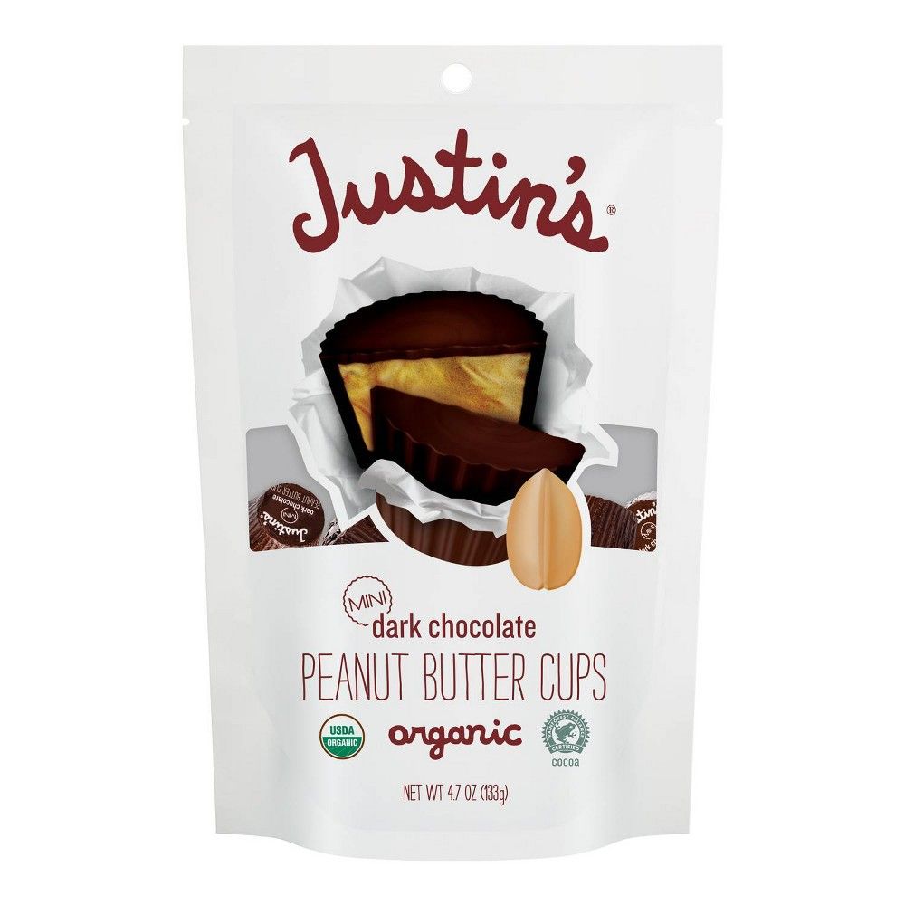 Justin's Dark Chocolate Peanut Butter Cups - 4.7oz | Target