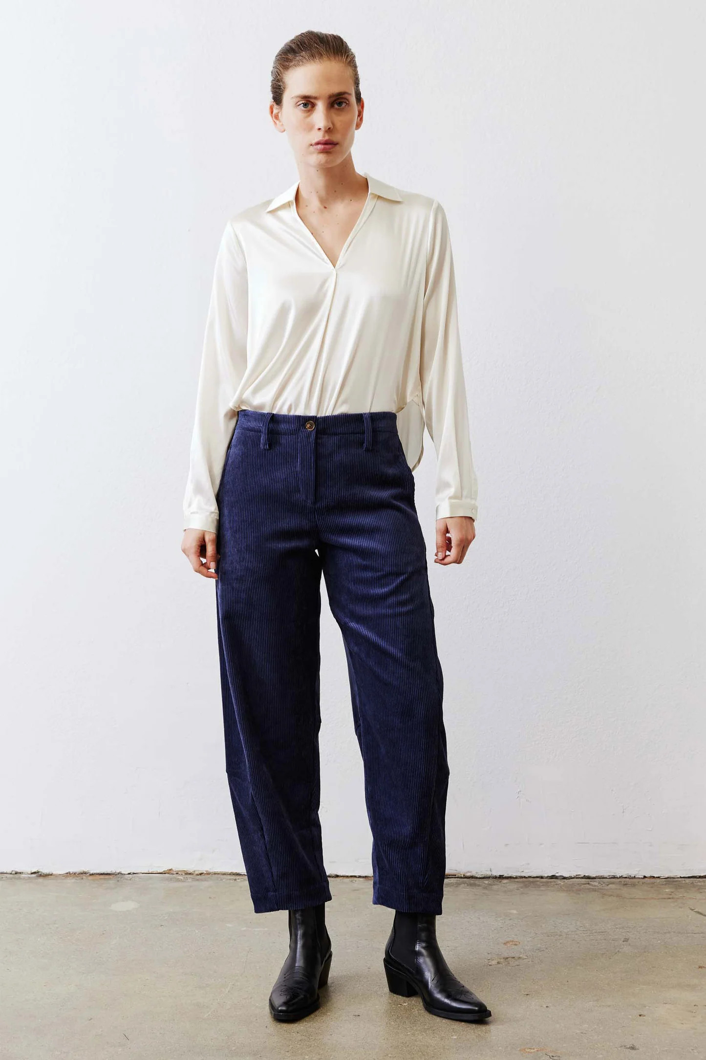 The Corduroy Uptown Loose Work Pants | Ruti