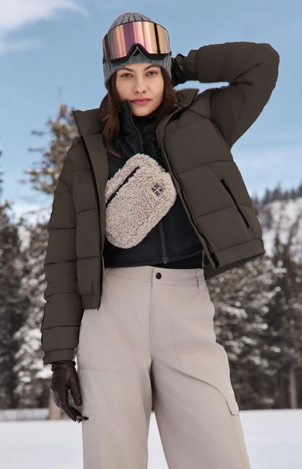 Whitney Puffer Jacket | Coffee | Alp N Rock