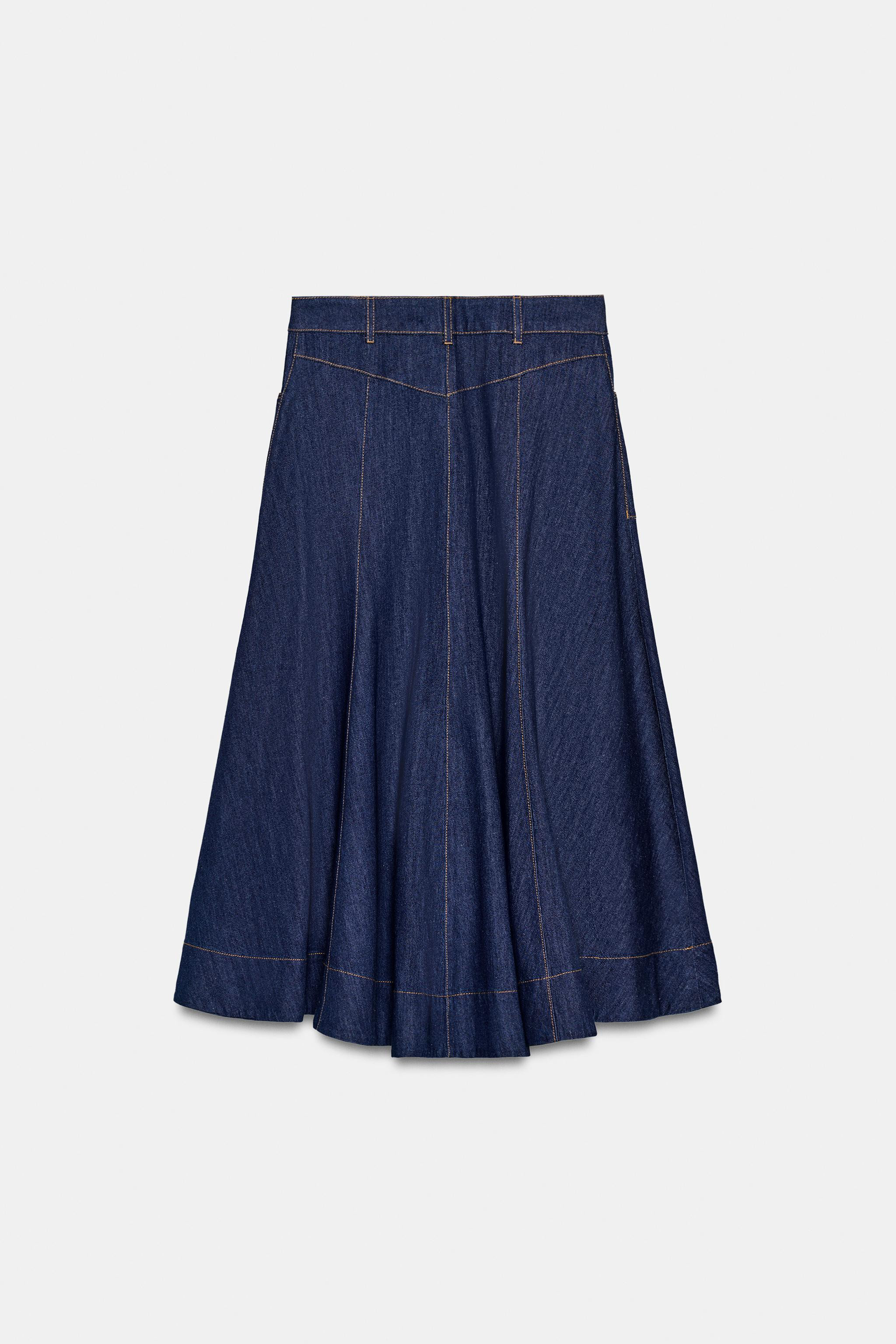 A-LINE MIDI SKIRT | Zara US