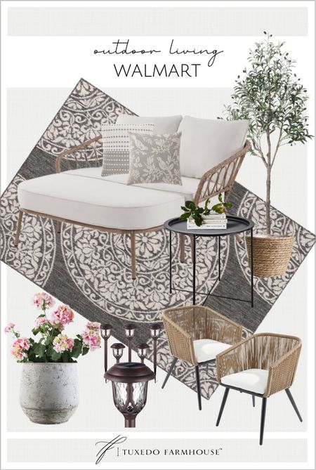 Outdoor patio furniture at Walmart. 

Outdoor seating, outdoor chairs, outdoor rugs, outdoor pillows, outdoor planters, outdoor lighting, outdoor tables, olive trees, planter baskets, home decor, spring decor. 

#ltkunder50
#ltkunder100

#LTKhome #LTKFind #LTKSeasonal