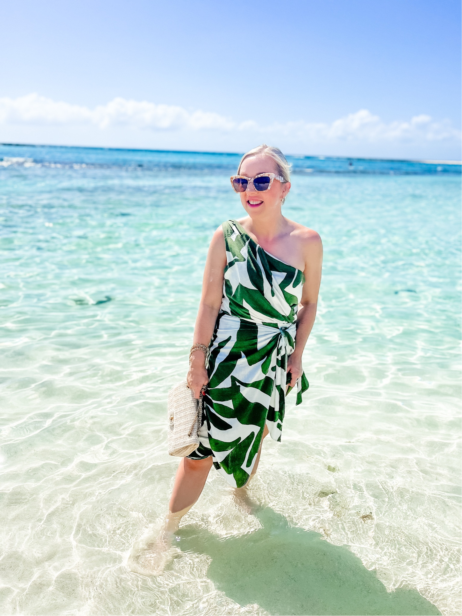 What I wore on vacation! This one shoulder dress is so fun and perfect for a get away! I suggest a size down or stay true to your size and you can tuck any extra fabric into a strapless bra.

Beach dress, beach vacation, beach outfit, vacation outfit, one shoulder dress 

#LTKTravel #LTKFindsUnder100