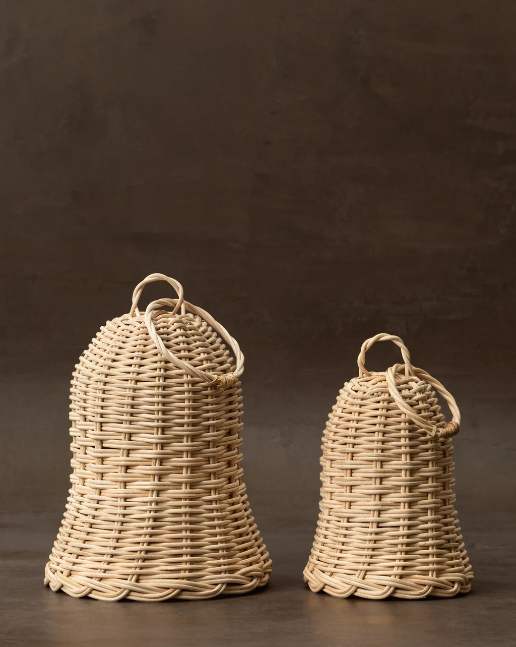 Woven Wicker Bells (Set of 2) | McGee & Co.