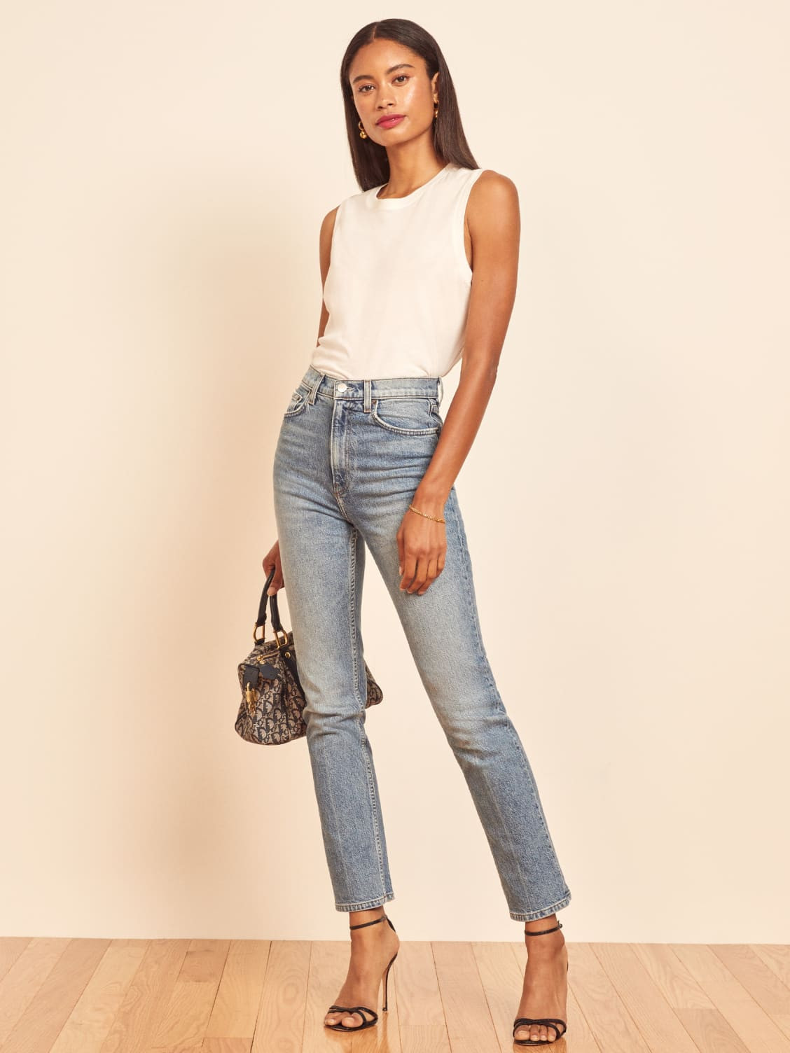 Liza Ultra High Rise Straight Jeans | Reformation (Global)