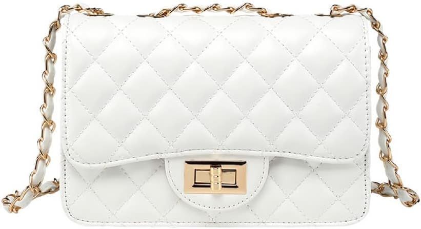 Designer Handbags Small Crossbody Bags Clutch Leather Quilted Purse for Women | Amazon (US)