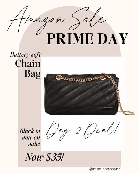 AMAZON PRIME DAY DEALS‼️This chain handbag from Amazon is so buttery soft! The black is now on sale, comes in several additional colors.
Amazon Prime Day is happening July 11 & 12. Shop all of Madison’s sale finds on her Amazon Storefront.

Handbag, Amazon, Amazon Prime Day, Prime Day Deals, Amazon Sale, Madison Payne

#LTKsalealert #LTKitbag #LTKSeasonal
