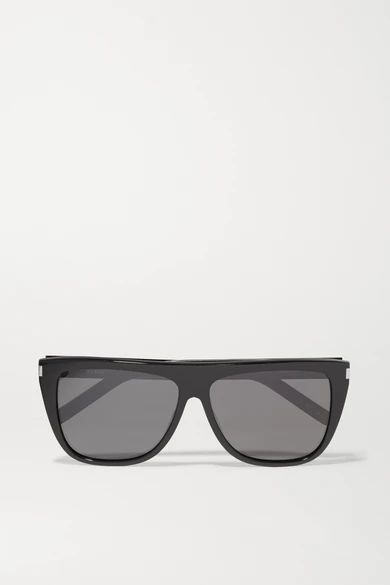 Saint Laurent - D-frame Acetate Sunglasses - Black | NET-A-PORTER (US)