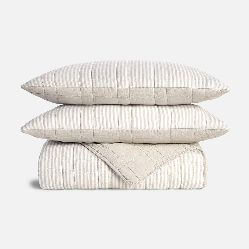 Washed European Linen Quilt Set | Brooklinen